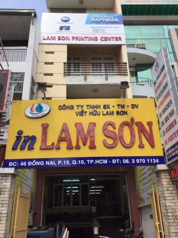Công ty in Lam Sơn tại Quận 10