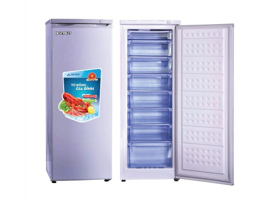 TỦ ĐÔNG ĐỨNG HÒA PHÁT 216 LÍT HCF 220P