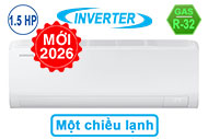 Máy lạnh Samsung Inverter 1.5 HP AR50H13D1BHNSV