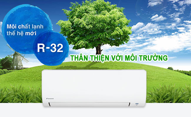 Môi chất lạnh thế hệ mợi gas R32 thân thiện với môi trường