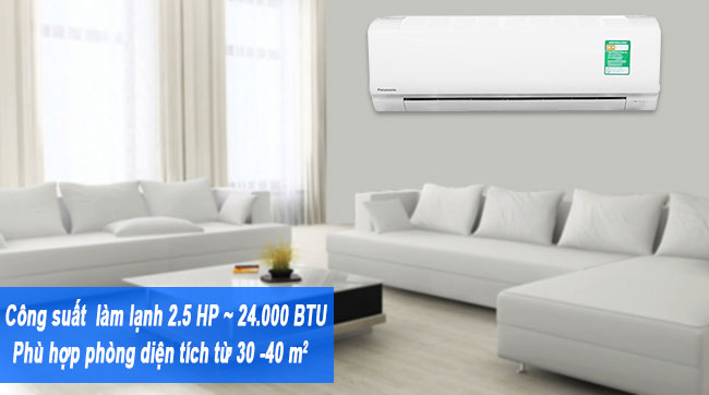 Máy lạnh 1 chiều Panasonic CU/CS-N12VKH-8