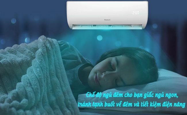 Chế độ ngủ đêm máy lạnh Reetech