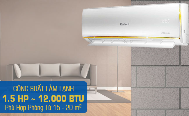 Máy lạnh reetech Inveter RTV12-TB-A