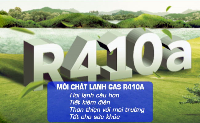 Gas R410A thân thiện với môi trường