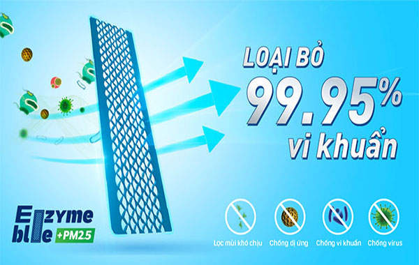Máy lạnh Daikin Inverter 1 HP FTKB25WAVMV - Tinh lọc không khí vượt trội