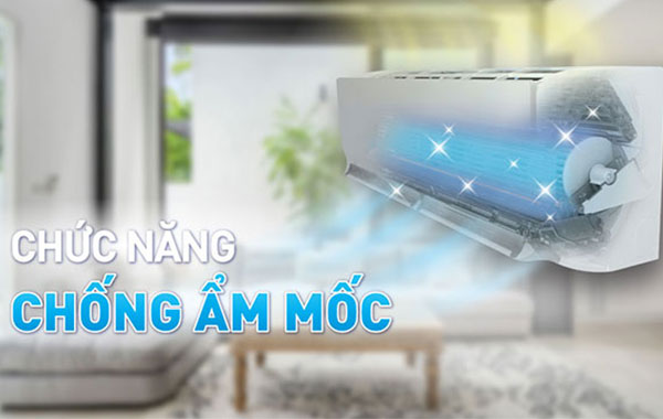 Máy lạnh Daikin Inverter 1.5 HP FTKB35WAVMV - Chức năng chống ẩm mốc