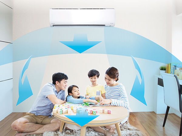 Máy lạnh Daikin Inverter 1 HP FTKY25WAVMV - Luồng gió 3D