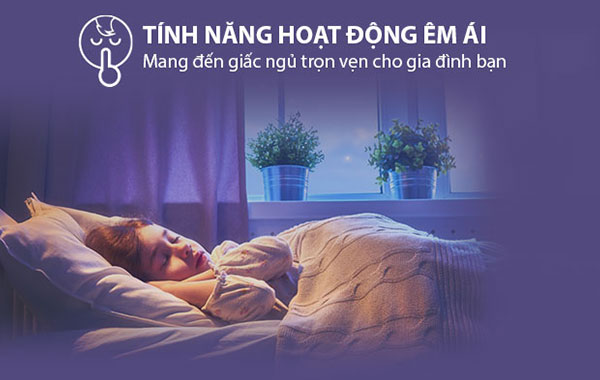 Máy lạnh Daikin Inverter 1 HP FTKY25WAVMV - Chế độ hoạt động êm ái