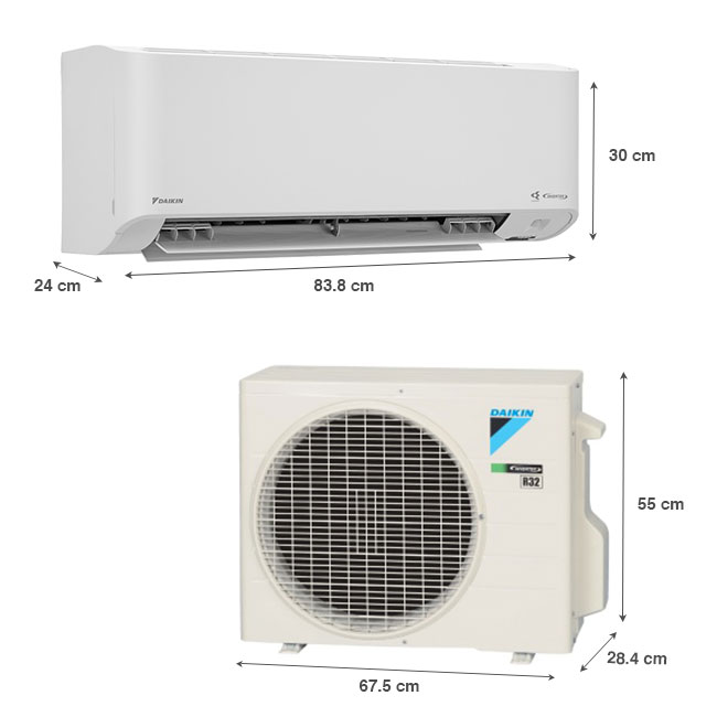 Máy lạnh Daikin Inverter 1 HP FTKY25WAVMV một chiều - Sản xuất tại Việt Nam