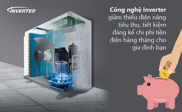 Máy lạnh Panasonic Inverter 1.5 HP CU/CS-XU12XKH-8 - Tiết kiệm năng lượng với công nghệ Inverter